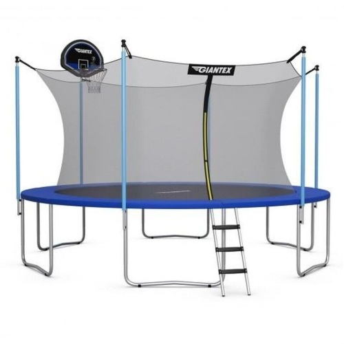 15 Ft Trampoline Combo Bounce Jump Safety Enclosure Net - Partial Set Box 3/3 - Lot 435