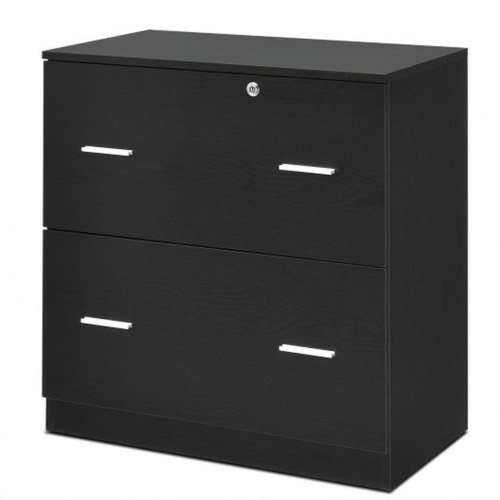 2-Drawer Lateral File Cabinet With Lock For Office And Home - Lot 440
