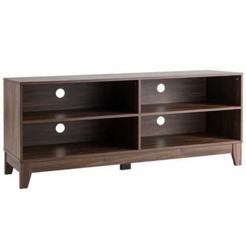 58" Modern Entertainment Media Center Wood TV Stand - Lot 449