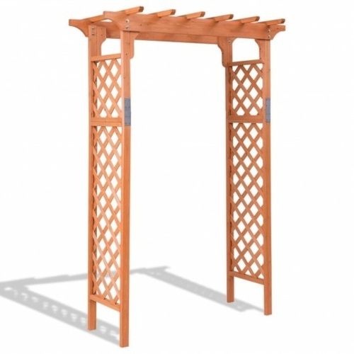 7 Ft Garden Wooden High Arbor Arch Plant Pergola - Lot 451