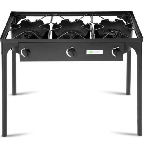 225 000-Btu Portable Propane 3 Burner Gas Cooker - Lot 457