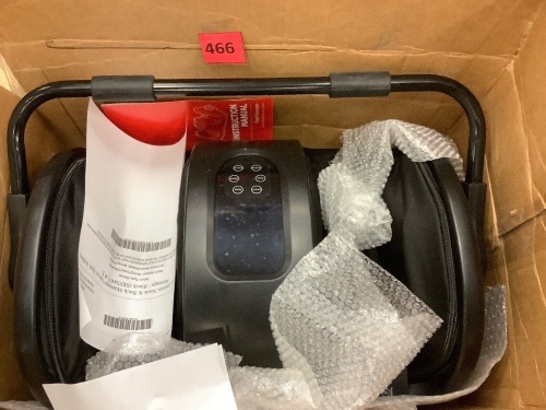 Reflexology Shiatsu Foot Massager w/ High-Intensity Rollers, Remote Control - Lot 466
