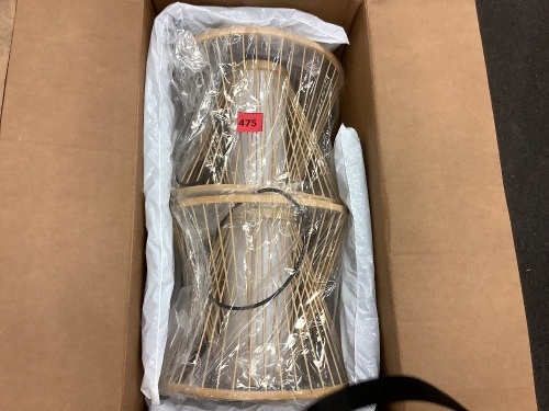 Set of 2 Accent End Tables - Lot 475