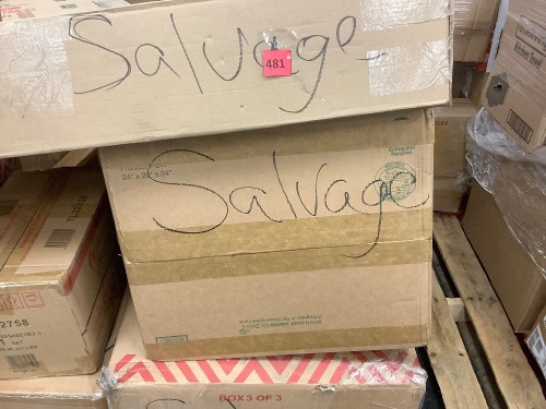 Pallet of Salvage, Presorted Items May Be Broken, Damaged or Have Missing Pieces - Lot 481