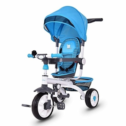 4-In-1 Detachable Baby Stroller Tricycle With Round Canopy - Lot 369