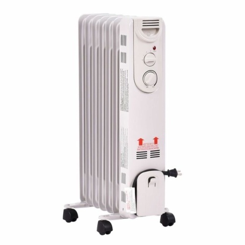 1500 W Electric Oil Filled Radiator Space Heater - Lot 399
