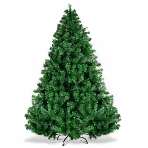 PVC Artificial Christmas Tree Premium Hinged With Metal Legs - 6' - Lot 407