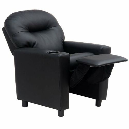 Kids Sofa Manual Recliner Pu Ergonomic Lounge Chair - Lot 417