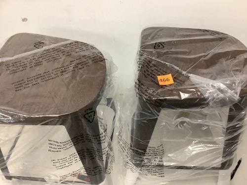 Set Of 2 Metal Wood Counter Chairs - Lot 466