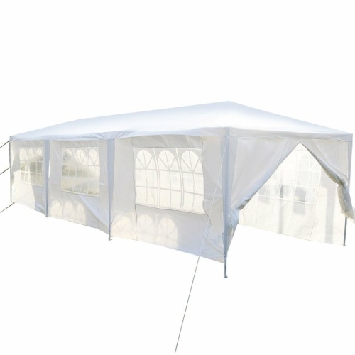 30x10 Ft Outdoor Party Canopy Tent With 8 Walls - Lot 475