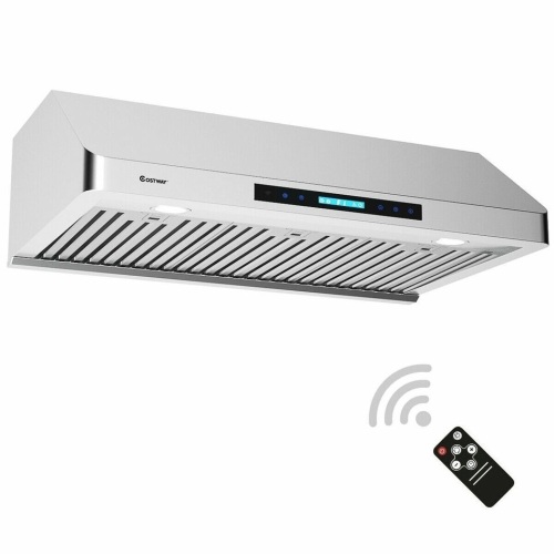 Wireless 4-Speed Led Lights Under-Cabinet Kitchen Range Hood-36" - Lot 499