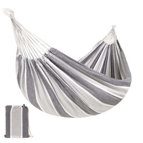 2-Person Brazilian-Style Double Hammock w/ Portable Carrying Bag - Lot 690