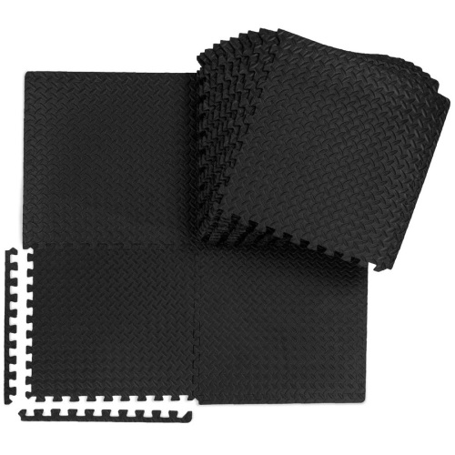 Multipurpose Foam Tiles Customizable Floor Mat w/ Removable Edges - Lot 696