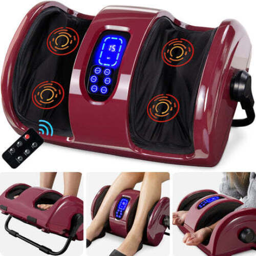Reflexology Shiatsu Foot Massager w/ High-Intensity Rollers, Remote Control - Lot 711
