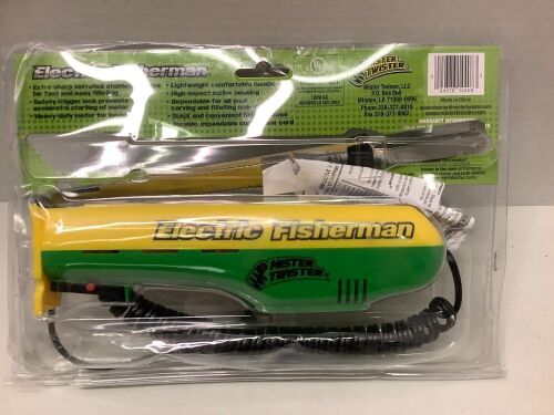 Electric Fisherman, Mister Twister Electric Knife, Ecommerce Return, Powers Up - Lot 114