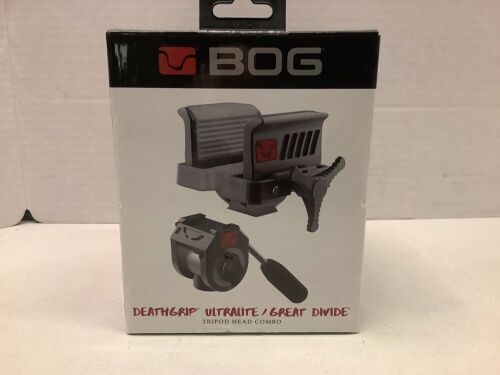 BOG Deathgrip Ultra Light Great Divide Tripod Head Combo, Appears New - Lot 133