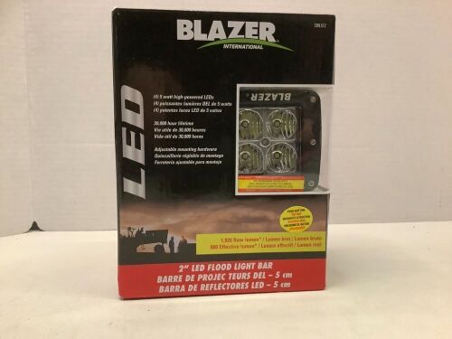 Blazer International 2' LED Flood Light Bar, Powers Up, Appears New - Lot 140