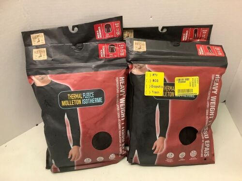 Lot of (4) Red Head Men's Thermals, LT, Appears New - Lot 161