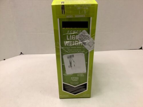 Lot of (2) Light Weight Men's Military Grade Base Layer, Large, Appears New, Box Damaged - Lot 187