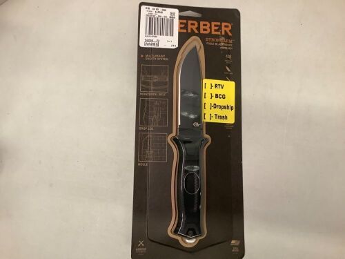Gerber Strongarm Fixed Blade Knife with Sheath, Ecommerce Return, Missing Piece - Lot 254