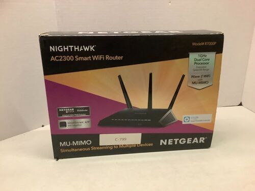 Nighthawk AC2300 Smart WiFi Router, Powers Up, Ecommerce Return - Lot 276