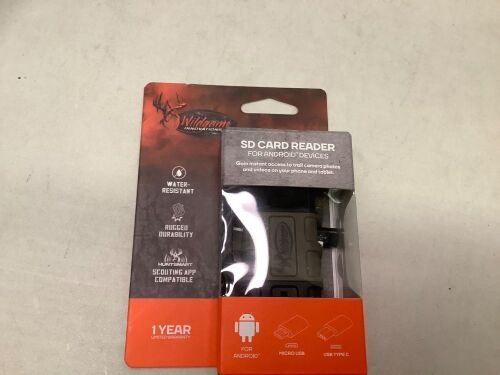 Wildgame SD Card Reader for Android Devices, Ecommerce Return - Lot 367