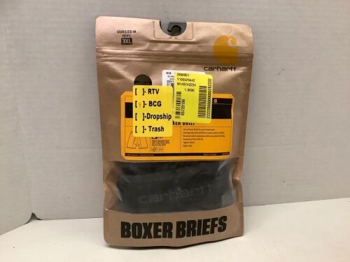 Carhartt Men's Boxer Briefs, 3XL, Appears New - Lot 382
