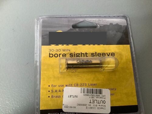 30-30 WIN Bore Sight Sleeve, Appears New - Lot 449