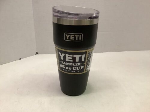 Yeti Rambler 26oz Cup, Wrong Lid, Appears New - Lot 464
