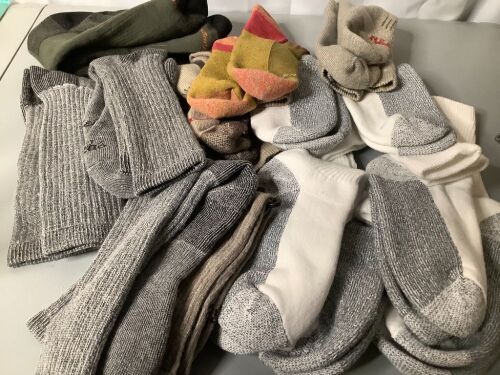 Lot of (15) Pairs of Socks, Misc. Styles and Sizes, Ecommerce Return - Lot 488