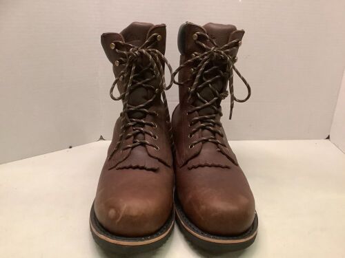 Men's Leather Boots, 13, Scuffed on top, Ecommerce Return - Lot 524