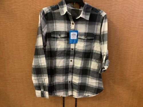 Columbia Pine Street Stetch Flannel, Women's Small, Appears New - Lot 598
