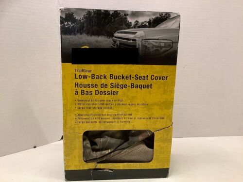 Low-Back Bucket Seat Cover, Appears New - Lot 706