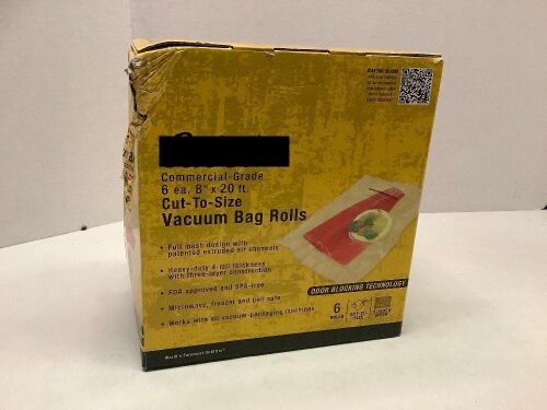 Commercial Grade Cut To Size Vacuum Bag Rolls, Appears New - Lot 708