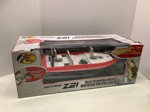 Nitro Z21 R/C Fishing Boat, Untested, Ecommerce Return - Lot 710