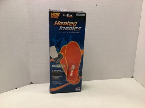 Heat Factory Heated Insoles, Large, Ecommerce Return - Lot 764