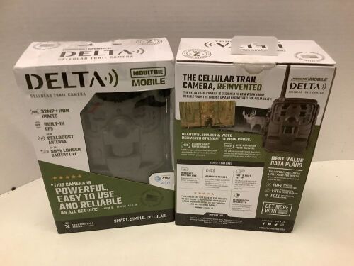 Lot of (2) Delta Trail Cam, Powers Up, Ecommerce Return - Lot 795