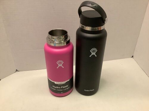 Lot of (2) Hydroflask, 1 Missing Lid, Appears New - Lot 802