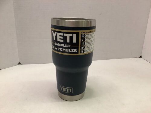 Yeti Rambler 30oz Tumbler, Missing Lid, Ecommerce Return - Lot 808