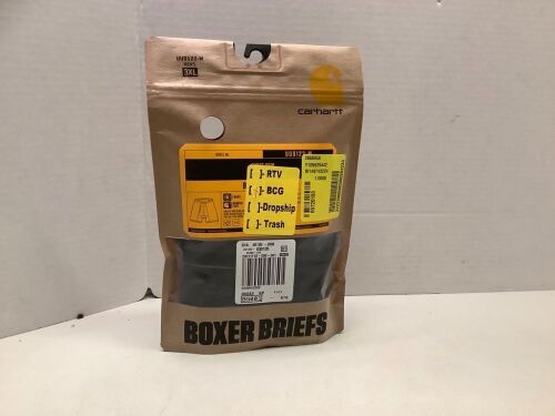 Carhartt Men's Boxer Briefs, 3XL, Appears New - Lot 812