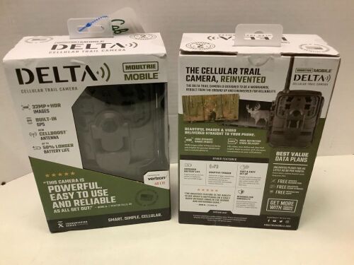 Lot of (2) Delta Trail Cam, Powers Up, Ecommerce Return - Lot 828