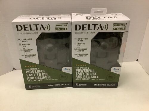 Lot of (2) Delta Trail Cam, Powers Up, Ecommerce Return - Lot 837