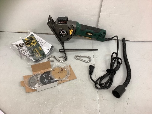 TECCPO Mini Circular Saw, Powers Up, E-Commerce Return - Lot 19