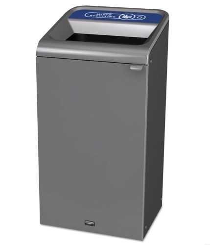 Rubbermaid Commercial Configure Indoor Recycling Waste Receptacle, Appears New, Retail 1,624.96 - Lot 83
