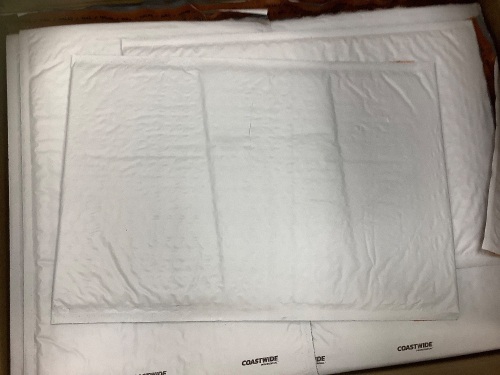 Box of Coastwide Poly Bubble Mailers, 8 3/8x13 1/4, Appears New - Lot 139