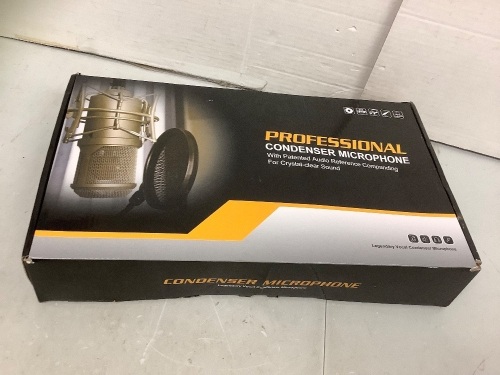 Condenser Microphone, Powers Up, E-Commerce Return - Lot 171