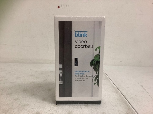 Blink Video Doorbell, New, Retail 49.99 - Lot 199