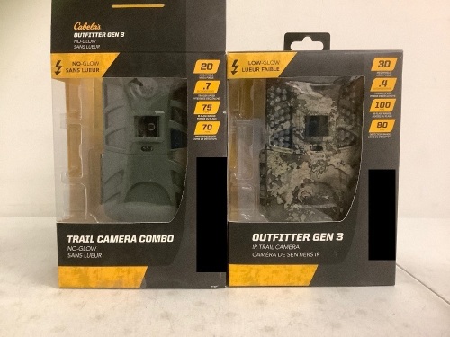 Lot of (2) Trail Cameras, Untested, E-Commerce Return - Lot 257