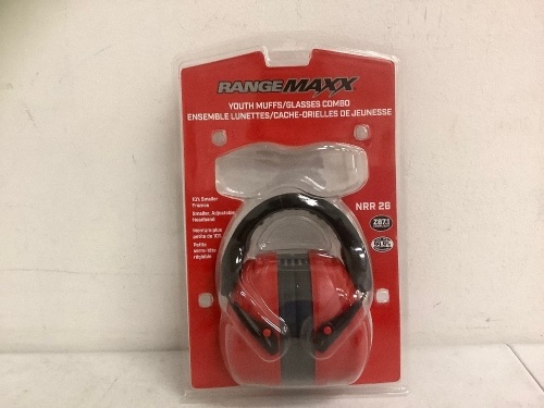 RangeMaxx Youth Earmuffs, Missing Glasses, E-Commerce Return - Lot 264