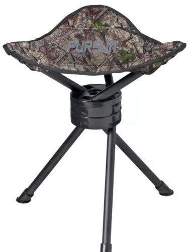 Pursuit Camo Hunting Tripod Swivel Stool, E-Comm Return - Lot 505